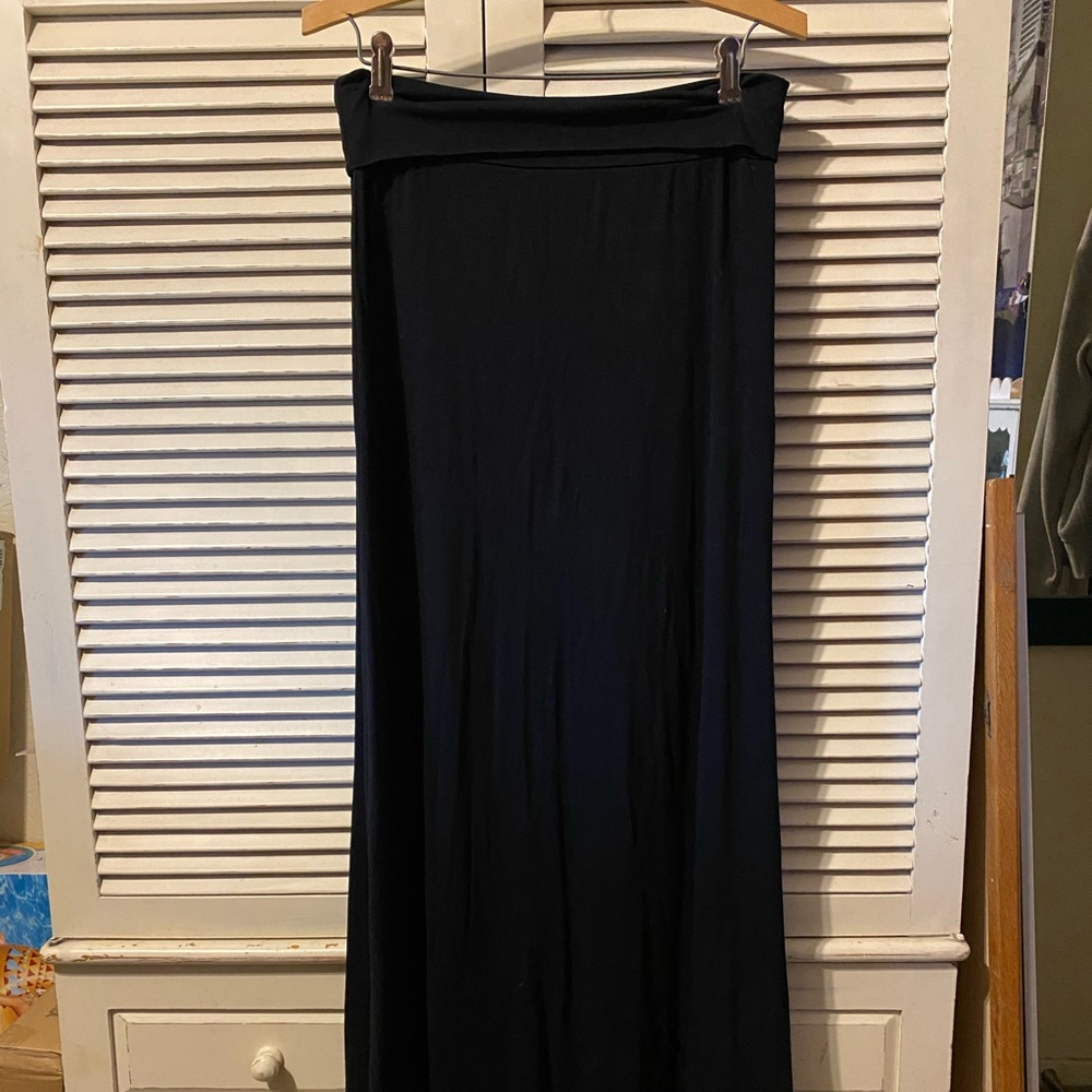 All Black Maxi Skirt